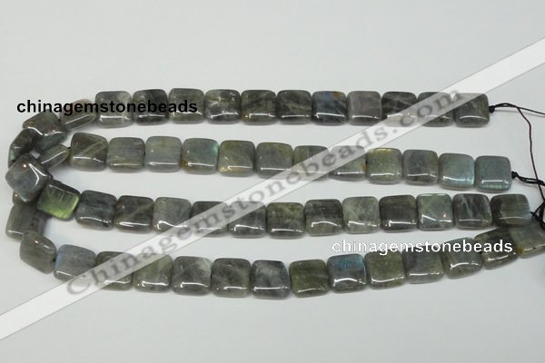 CLB164 15.5 inches 14*14mm square labradorite gemstone beads