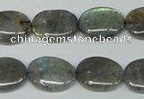 CLB174 15.5 inches 13*18mm oval labradorite gemstone beads