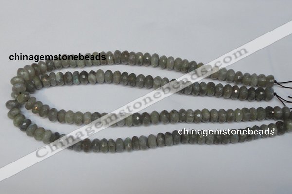 CLB179 15.5 inches 5*8mm faceted rondelle labradorite beads