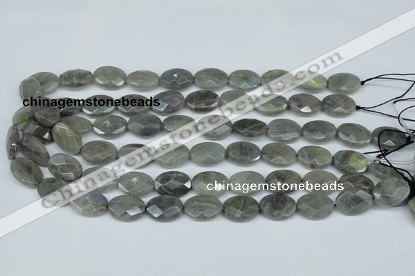 CLB188 15.5 inches 13*18mm faceted oval labradorite beads