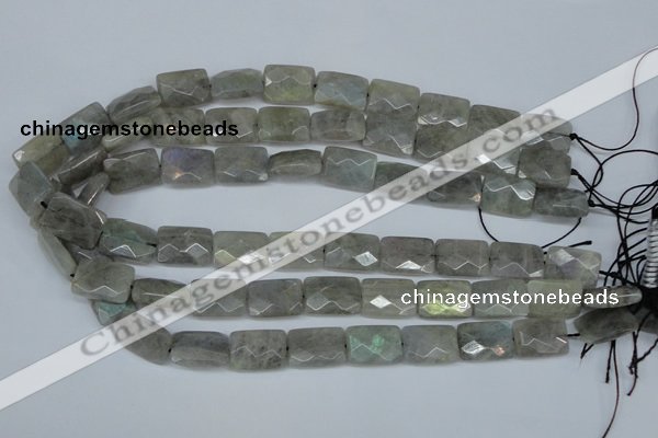 CLB197 15.5 inches 13*18mm faceted rectangle labradorite beads