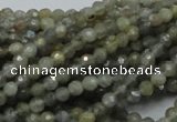 CLB20 15.5 inches 4mm faceted round labradorite gemstone beads