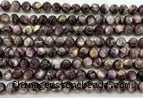 CLB2026 15 inches 8mm round natural lepidolite gemstone beads
