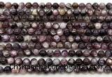 CLB2035 15 inches 7mm round natural lepidolite gemstone beads