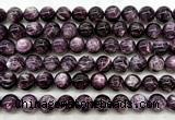 CLB2044 15 inches 12mm round natural lepidolite gemstone beads