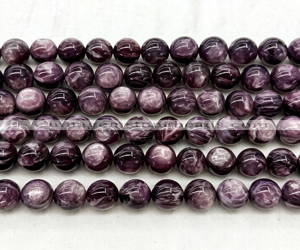 CLB2045 15 inches 13mm round natural lepidolite gemstone beads