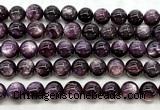CLB2053 15 inches 13mm round natural lepidolite gemstone beads