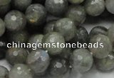 CLB23 15.5 inches 10mm faceted round labradorite gemstone beads