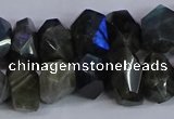 CLB232 15.5 inches 10*14mm - 13*18mm faceted nuggets labradorite beads