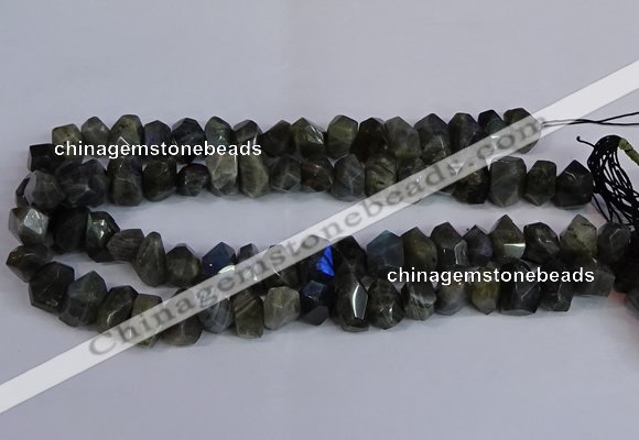 CLB232 15.5 inches 10*14mm - 13*18mm faceted nuggets labradorite beads