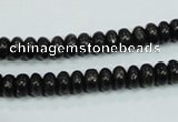 CLB300 15.5 inches 3*6mm rondelle black labradorite gemstone beads