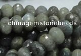 CLB31 15.5 inches 8*12mm faceted rondelle labradorite gemstone beads