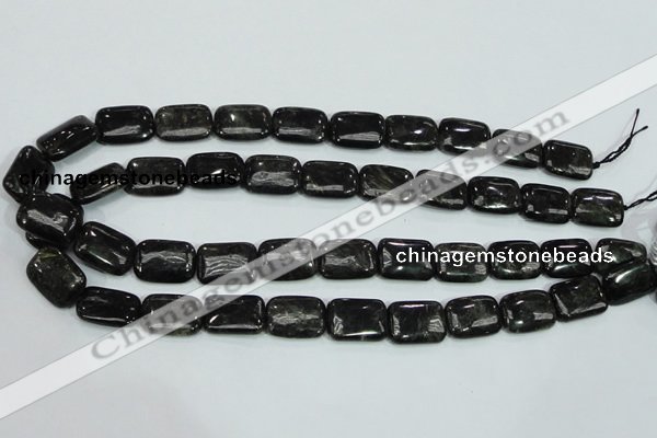 CLB310 15.5 inches 13*18mm rectangle black labradorite gemstone beads