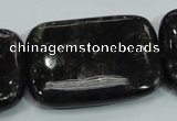 CLB311 15.5 inches 30*40mm rectangle black labradorite gemstone beads