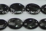 CLB312 15.5 inches 13*18mm oval black labradorite gemstone beads