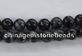 CLB351 15.5 inches 6mm round black labradorite beads wholesale