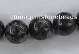 CLB356 15.5 inches 16mm round black labradorite beads wholesale