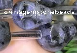 CLB378 15.5 inches 12*14*14mm skull black labradorite gemstone beads