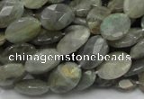 CLB41 15.5 inches 10*14mm faceted oval labradorite gemstone beads