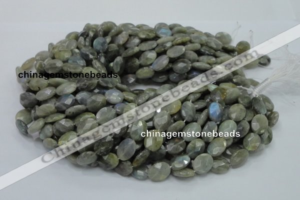 CLB42 15.5 inches 12*16mm faceted oval labradorite gemstone beads