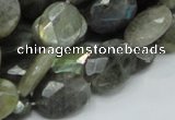 CLB43 15.5 inches 14*18mm faceted oval labradorite gemstone beads