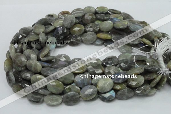 CLB44 15.5 inches 15*20mm faceted oval labradorite gemstone beads