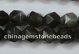 CLB452 15 inches 8mm faceted nuggets labradorite gemstone beads