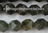 CLB453 15 inches 10mm faceted nuggets labradorite gemstone beads