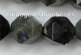 CLB456 15 inches 16mm faceted nuggets labradorite gemstone beads