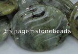 CLB50 15.5 inches 30*40mm carved oval labradorite gemstone beads