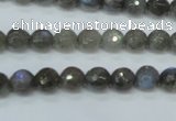 CLB511 15.5 inches 6mm faceted round labradorite gemstone beads