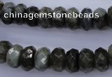 CLB55 15.5 inches 7*12mm faceted rondelle labradorite beads