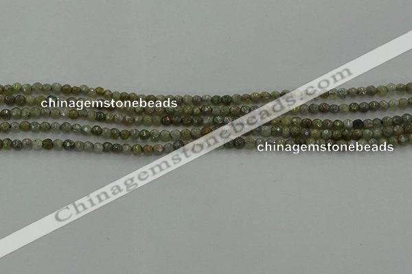 CLB609 15.5 inches 3mm faceted round AB-color labradorite beads