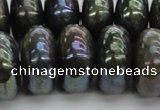 CLB622 15.5 inches 10*20mm rondelle AB-color labradorite beads