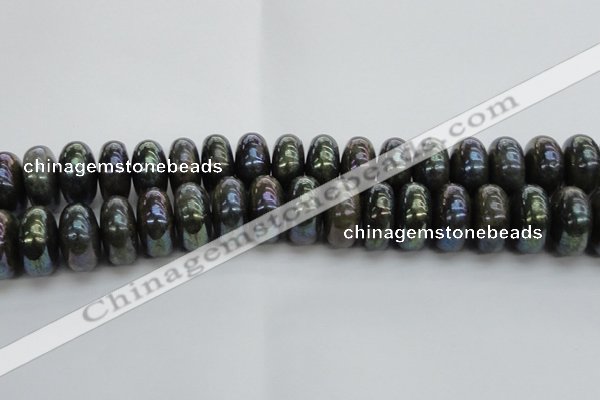 CLB622 15.5 inches 10*20mm rondelle AB-color labradorite beads