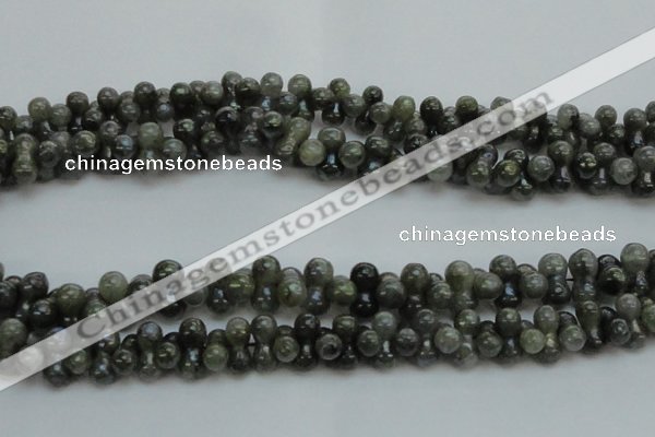 CLB631 15.5 inches 6*12mm bone AB-color labradorite beads