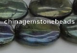 CLB654 15.5 inches 25*35mm oval AB-color labradorite beads