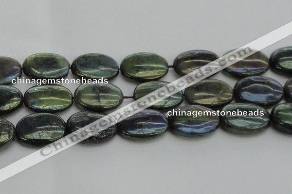 CLB655 15.5 inches 30*40mm oval AB-color labradorite beads