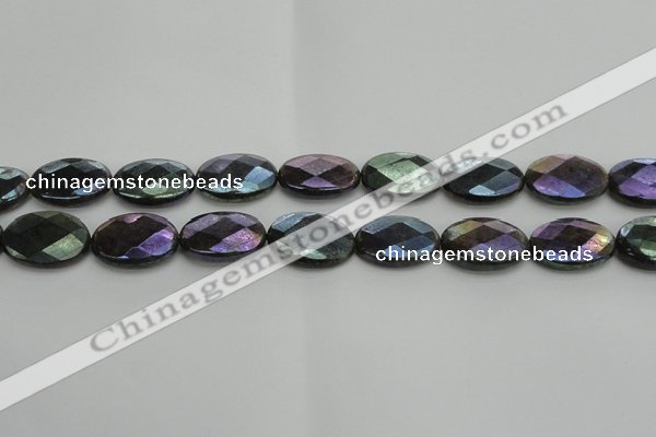 CLB659 15.5 inches 12*16mm faceted oval AB-color labradorite beads