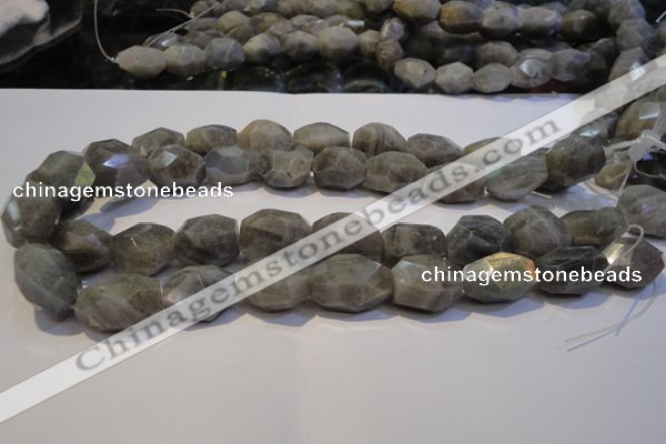 CLB703 15.5 inches 13*18mm - 16*22mm faceted nuggets labradorite beads