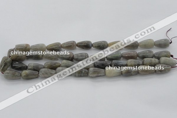 CLB725 15.5 inches 10*30mm teardrop labradorite gemstone beads