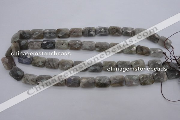 CLB749 15.5 inches 10*14mm faceted rectangle labradorite gemstone beads