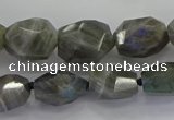 CLB766 15.5 inches 10*14mm - 12*16mm faceted nuggets labradorite beads