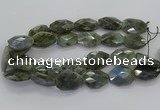 CLB768 15.5 inches 20*25mm - 22*30mm faceted freeform labradorite beads