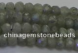 CLB771 15.5 inches 2.5*4mm faceted rondelle labradorite beads