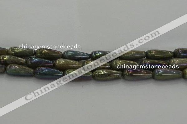 CLB781 15.5 inches 10*30mm teardrop AB-color labradorite beads