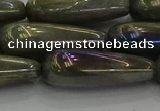 CLB782 15.5 inches 10*40mm teardrop AB-color labradorite beads