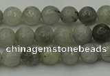 CLB860 15.5 inches 4mm faceted round AB grade labradorite beads