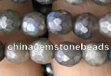 CLB881 15.5 inches 6mm faceted round AB-color labradorite beads