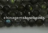 CLB901 15.5 inches 6mm faceted round labradorite gemstone beads